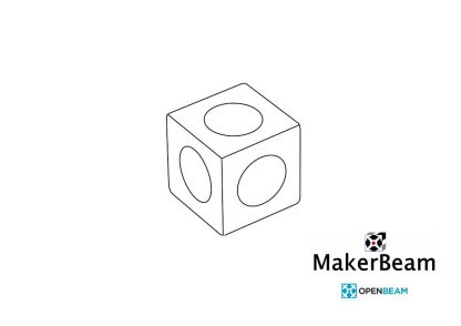 MakerBeamXL kulmakuutio