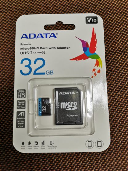 AData MicroSDHC-muistikortti, 32 GB, UHS1, A1